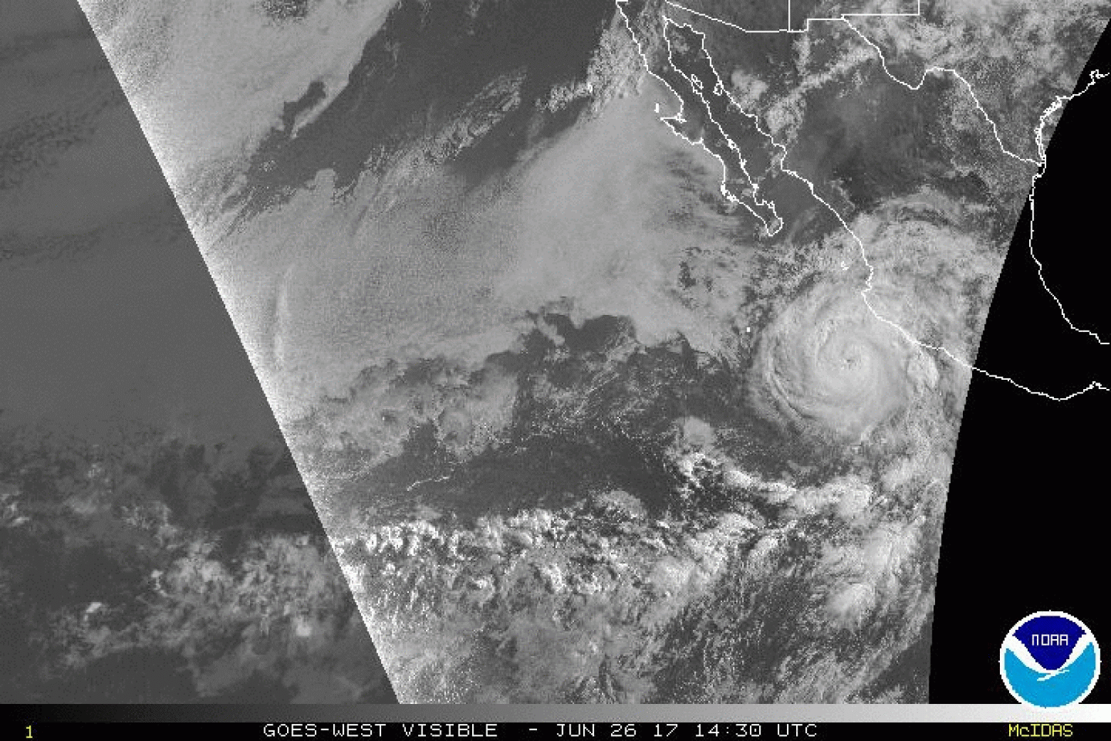 Dora First Hurricane Of The 2017 EPAC Season
