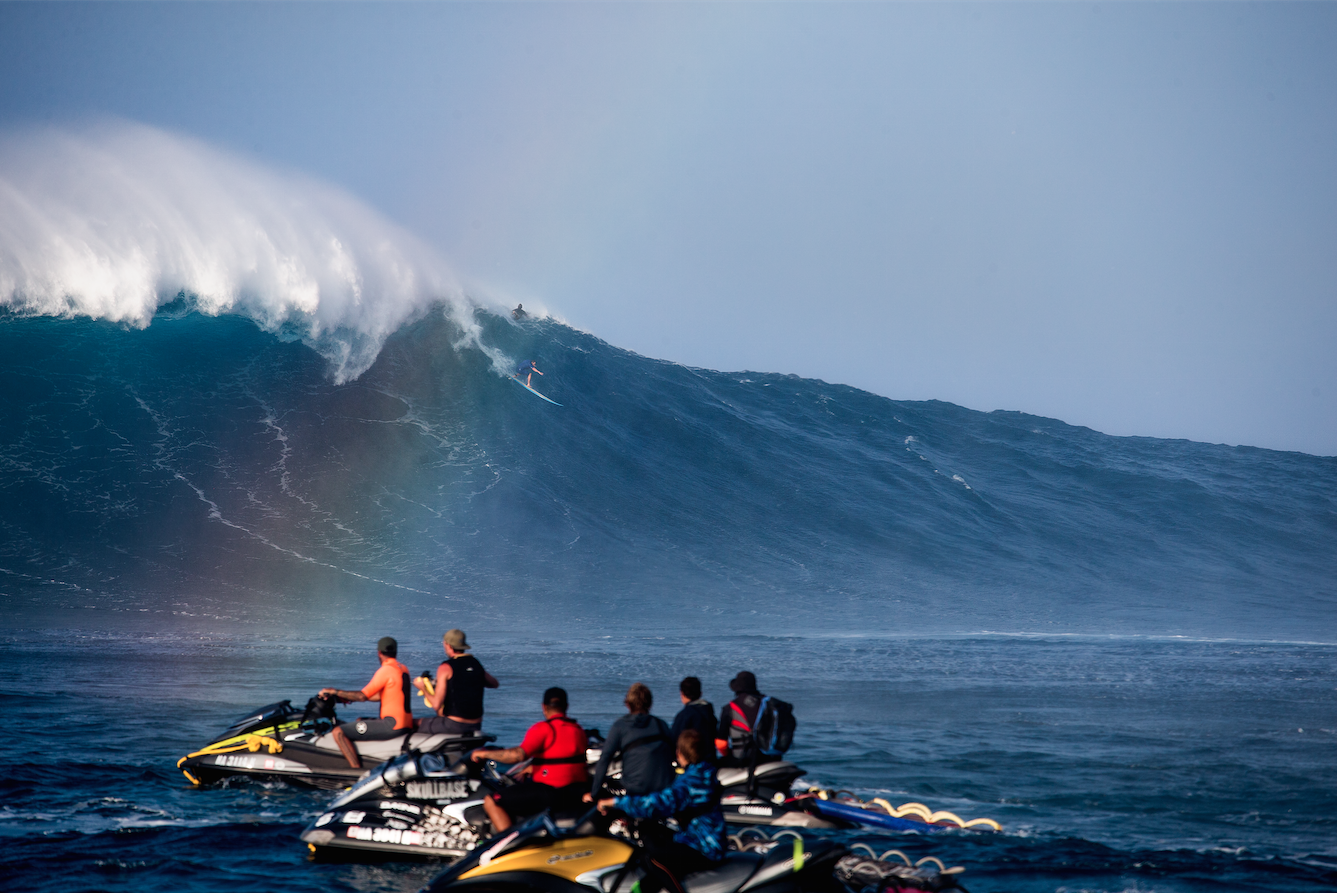 Mark Visser Jumps Off Jetski Gets Steamrolled By Jaws