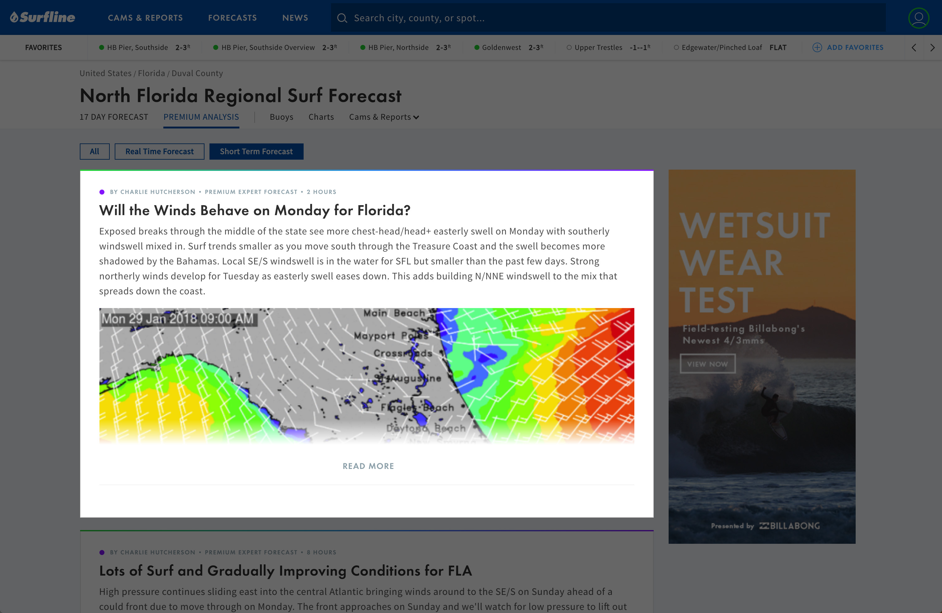 The New Surfline See What's Changed