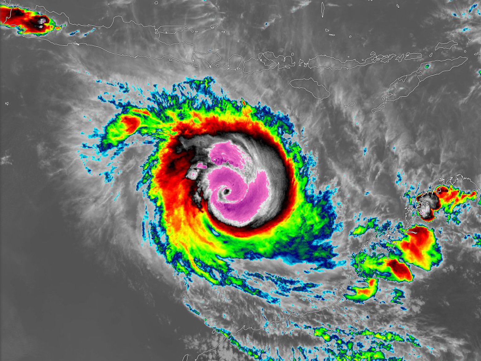Wet West and Nor'easter East Coast, Plus Typhoon Marcus in Australia