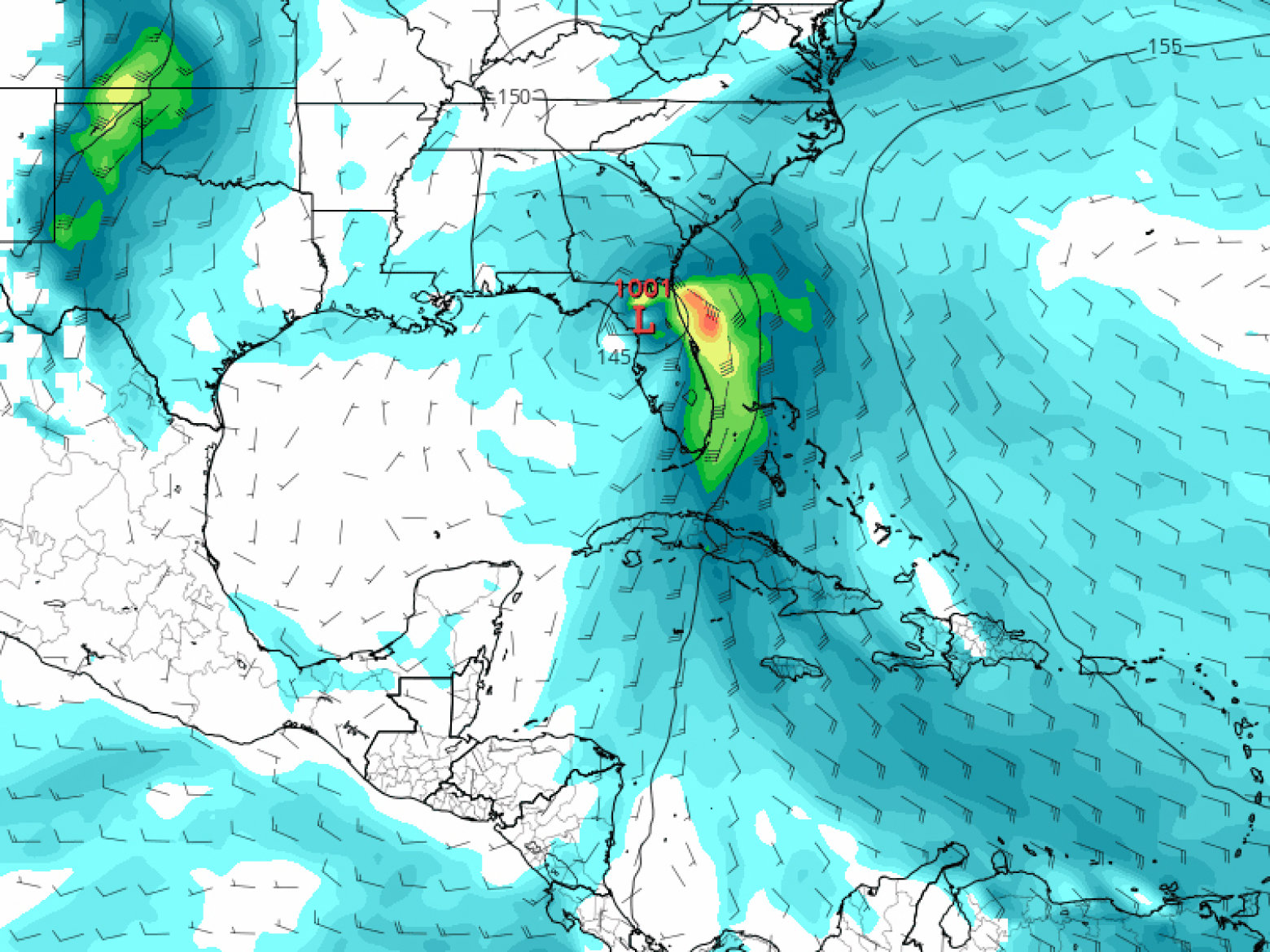 First Tropical Disturbance Of 2018 Atlantic Hurricane Pre Season Moving