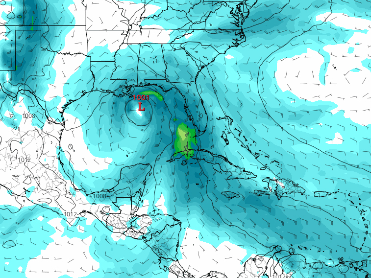 First Tropical Disturbance of 2018 Atlantic Hurricane Pre-Season Moving ...