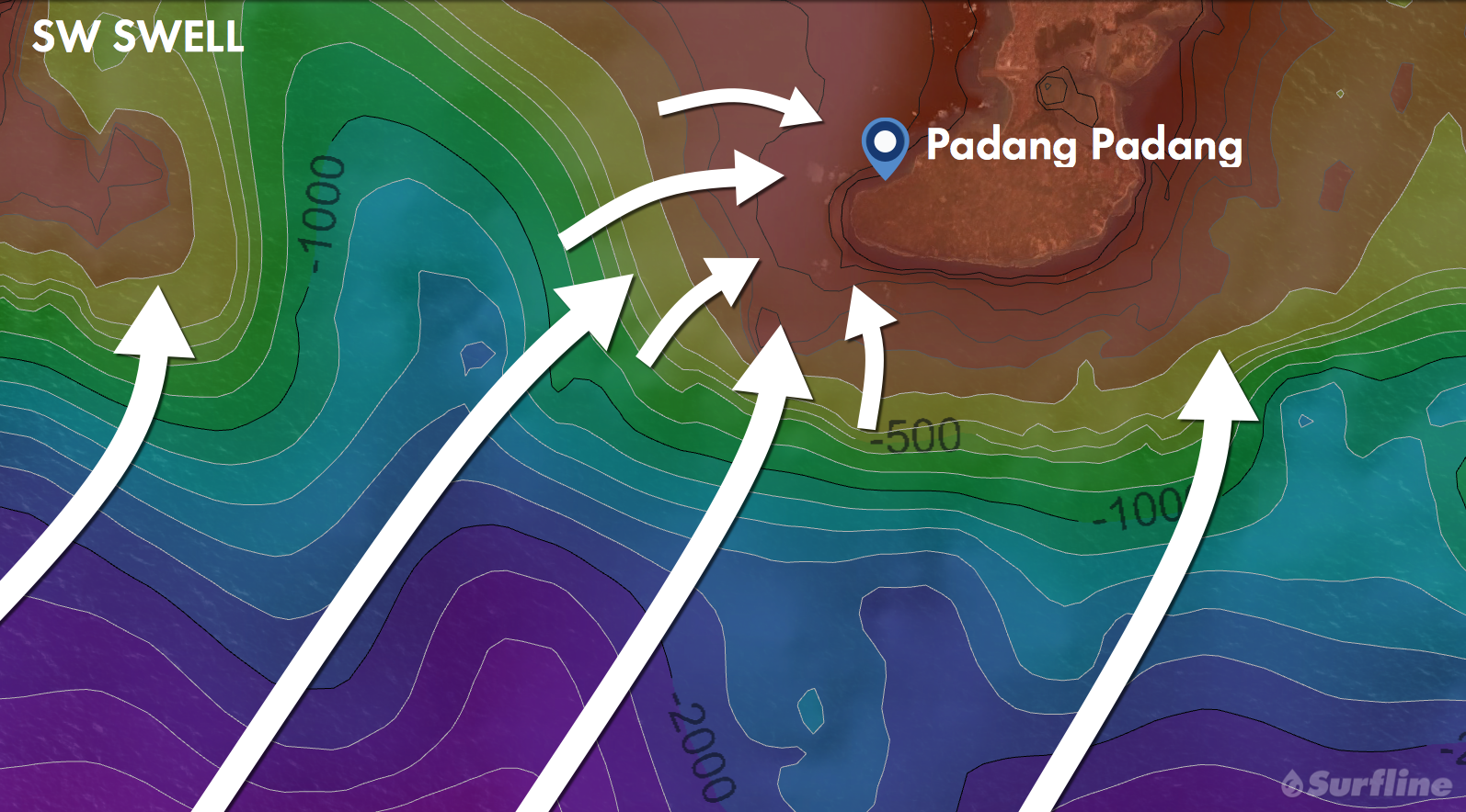 Mechanics of Padang Padang Bali's Most Sought After Left Barrel Surfline