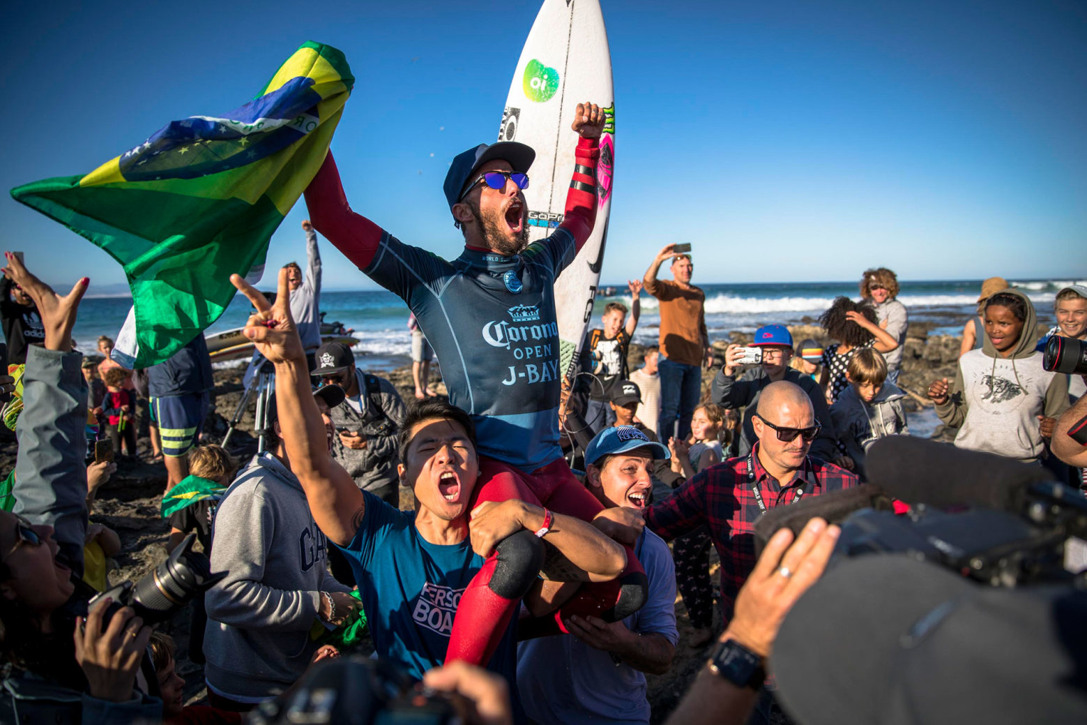 Kolohe Andino Claims Yellow Jersey at Corona Open J-Bay