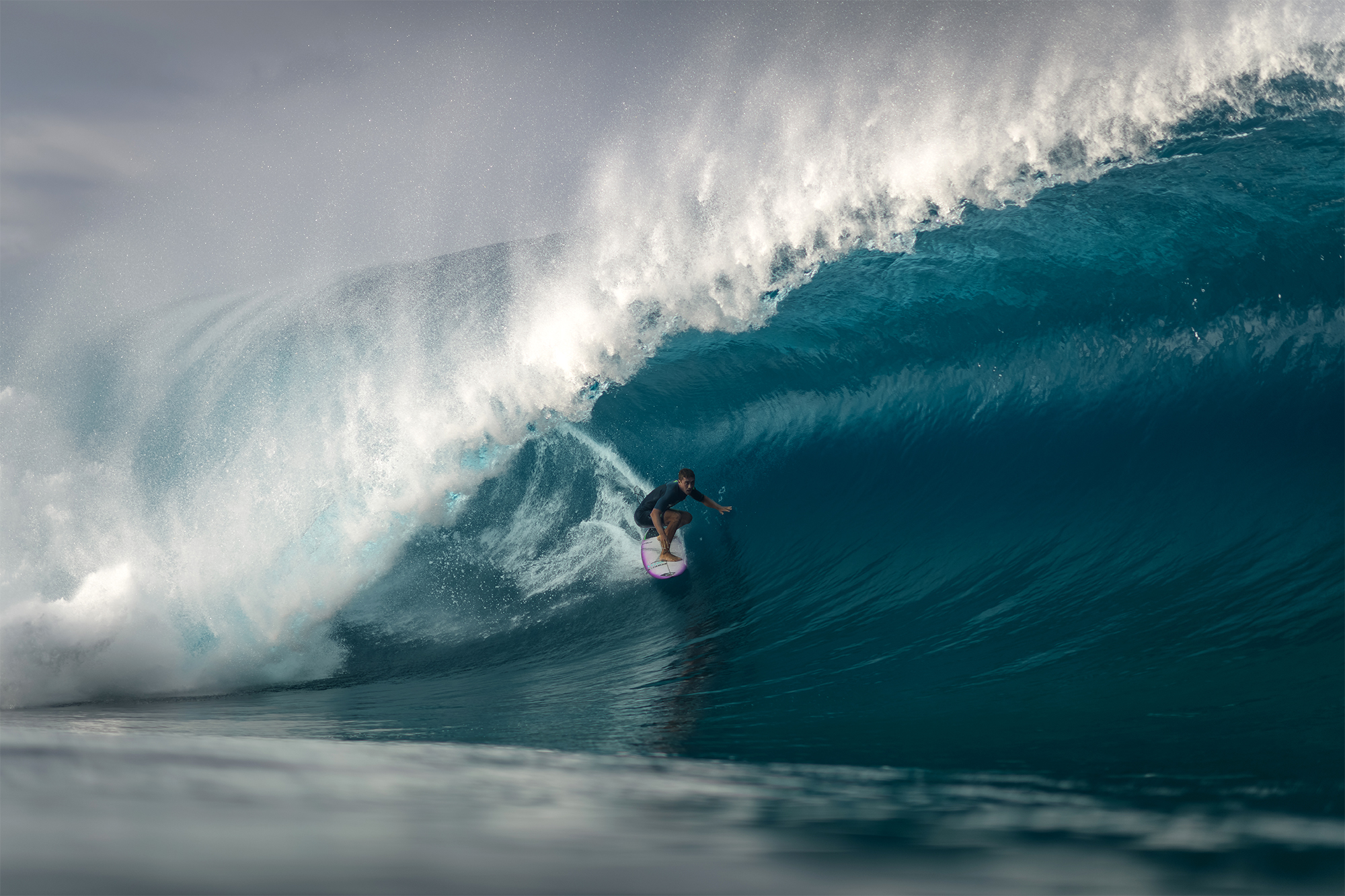 Koa Rothman Body Back-to-Back Swells Blast Teahupoo - Surfline