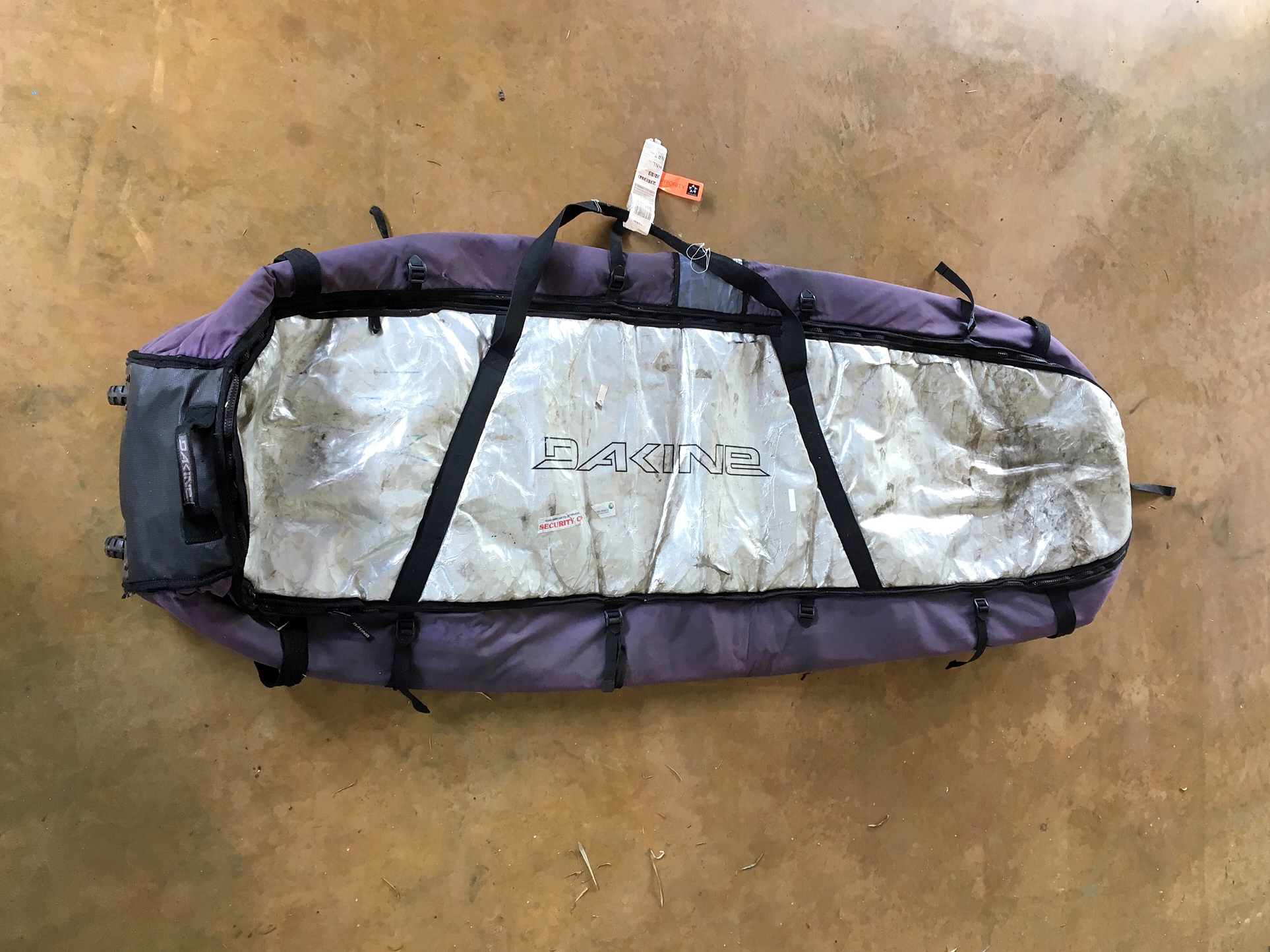 dakine surfboard bag wheels
