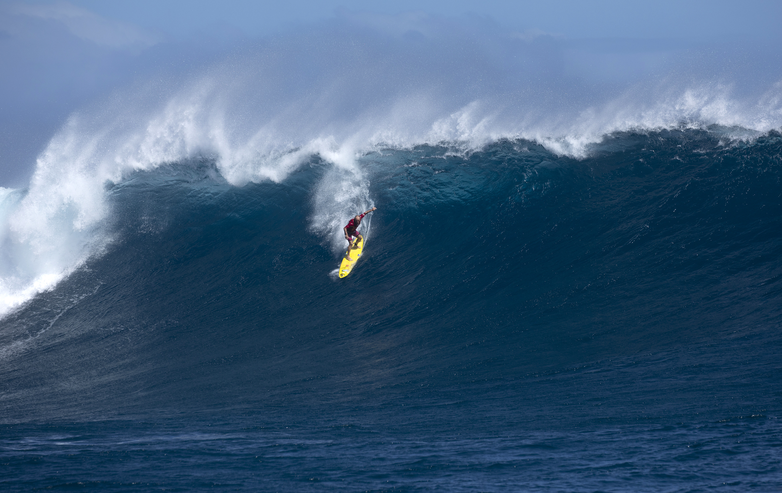 Same Swell, Two Very Big Lefts