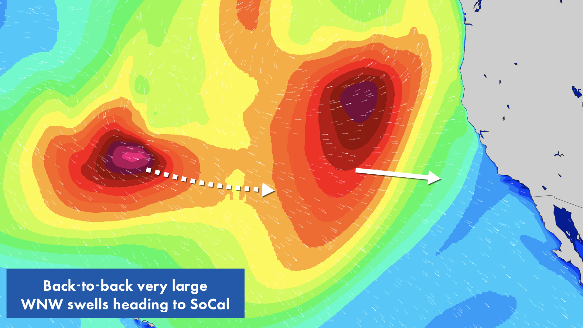 Premium North Los Angeles Weather Forecast for Storms, Swell & Surf in