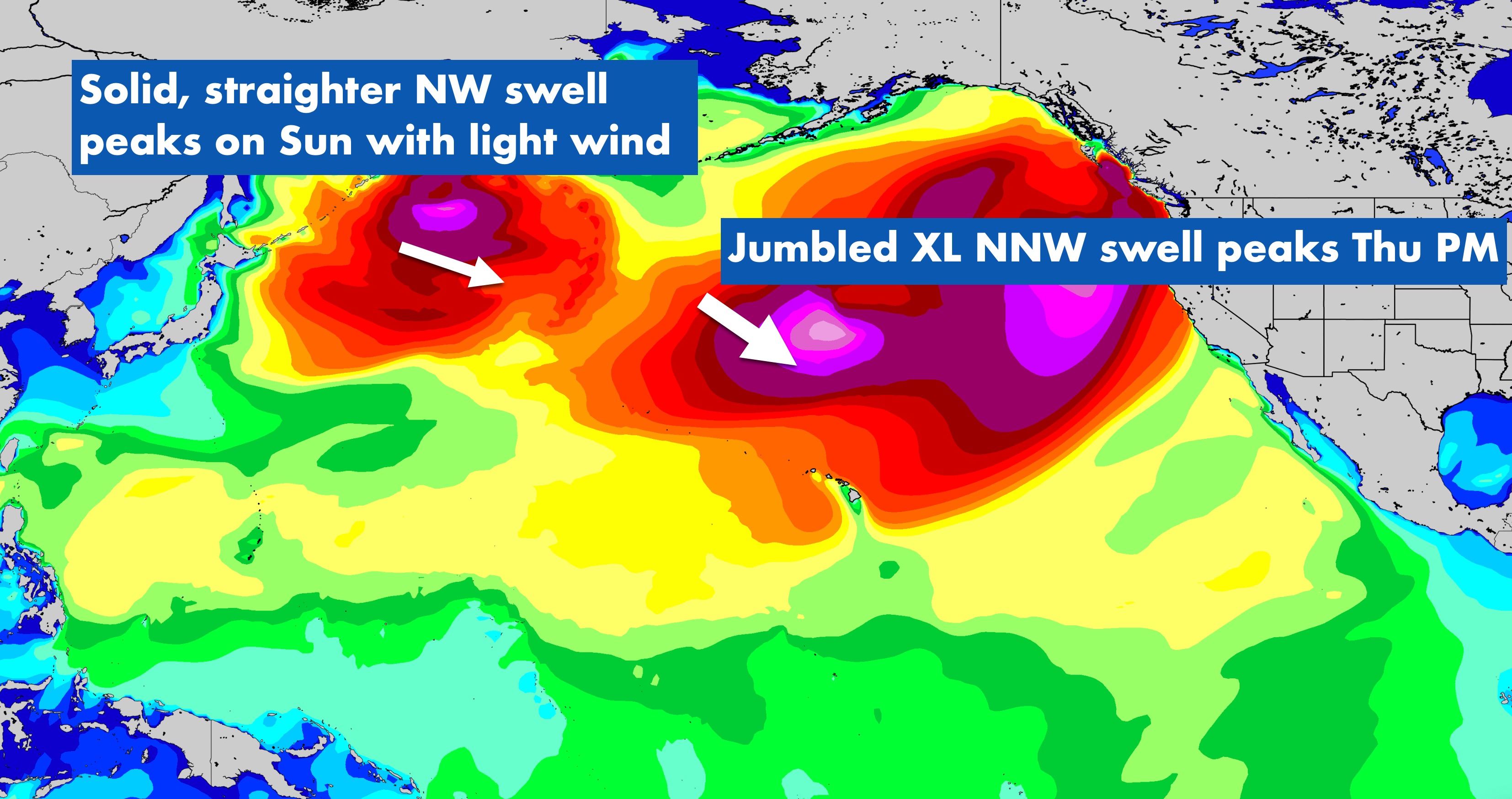 Premium North Shore Oahu Weather Forecast For Storms Swell And Surf In