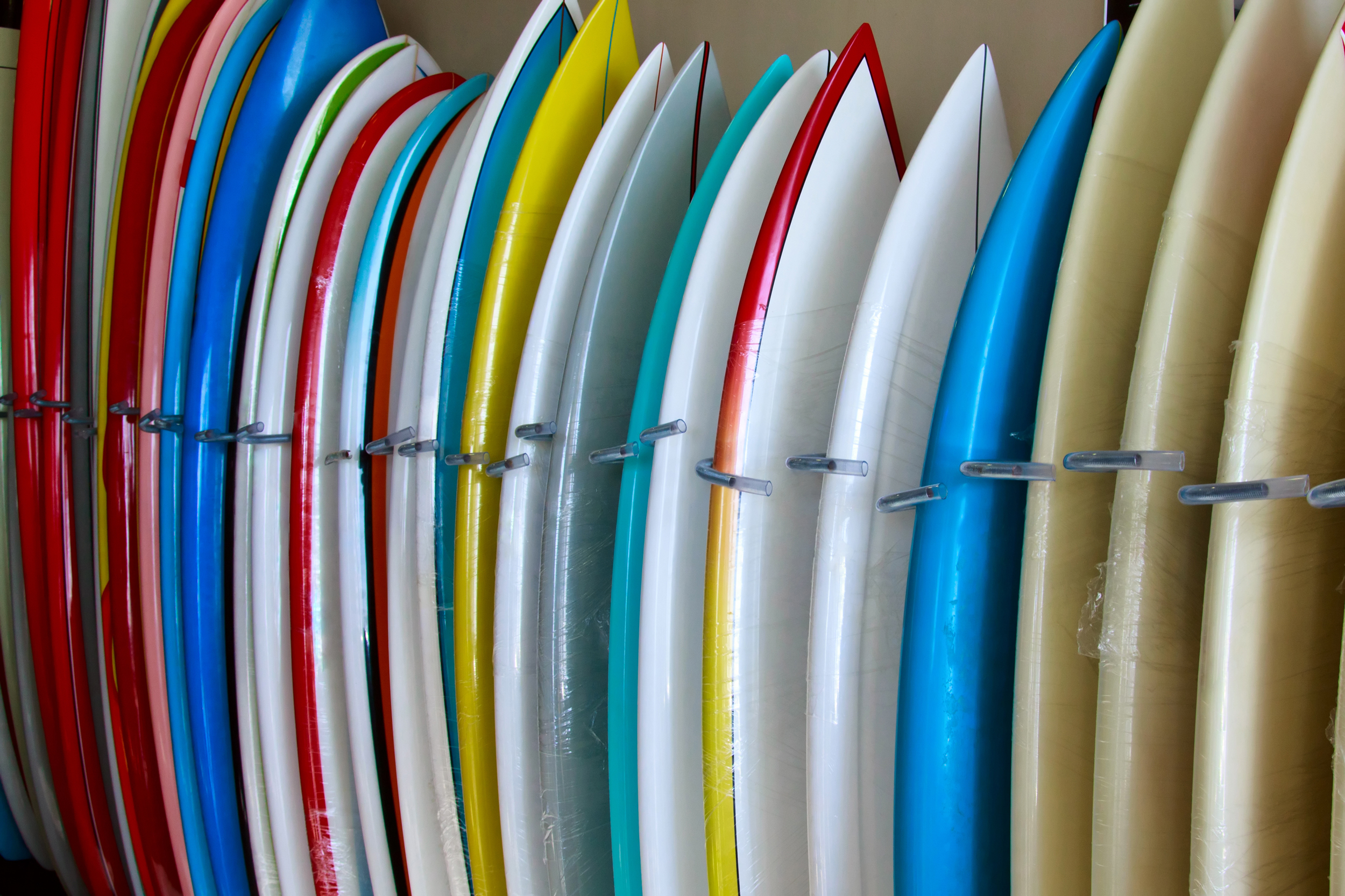 hard foam surfboard