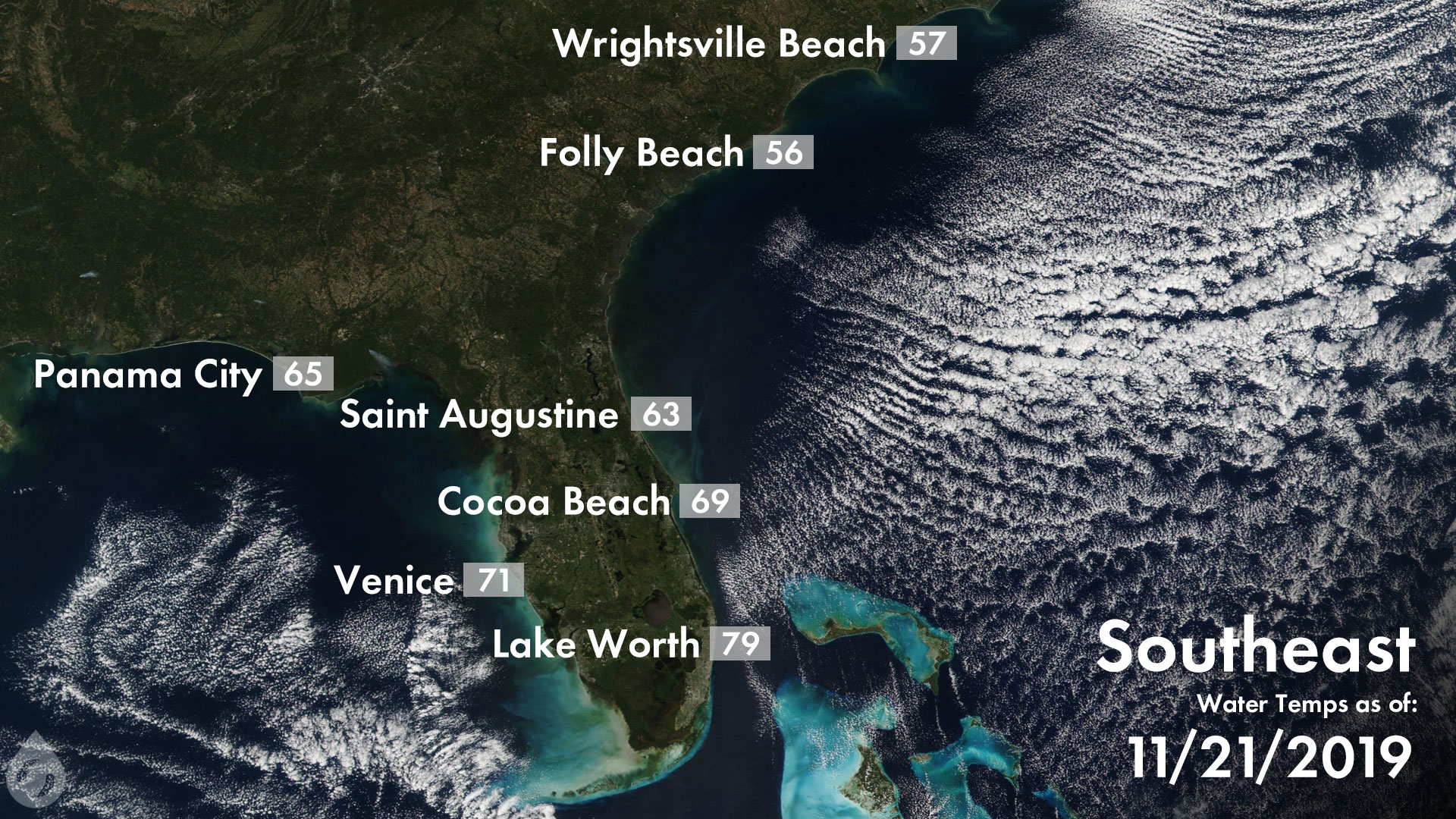 East Coast Water Temps -- Top Atlantic Ocean Surf Spot Updates - Surfline