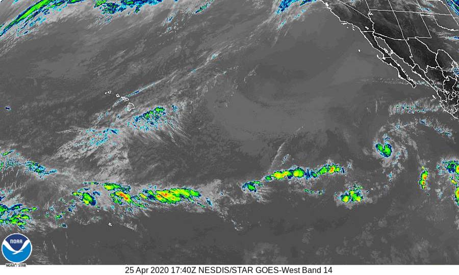 East Pacific Tropics Stirring in April, Tropical Depression One-E Forms