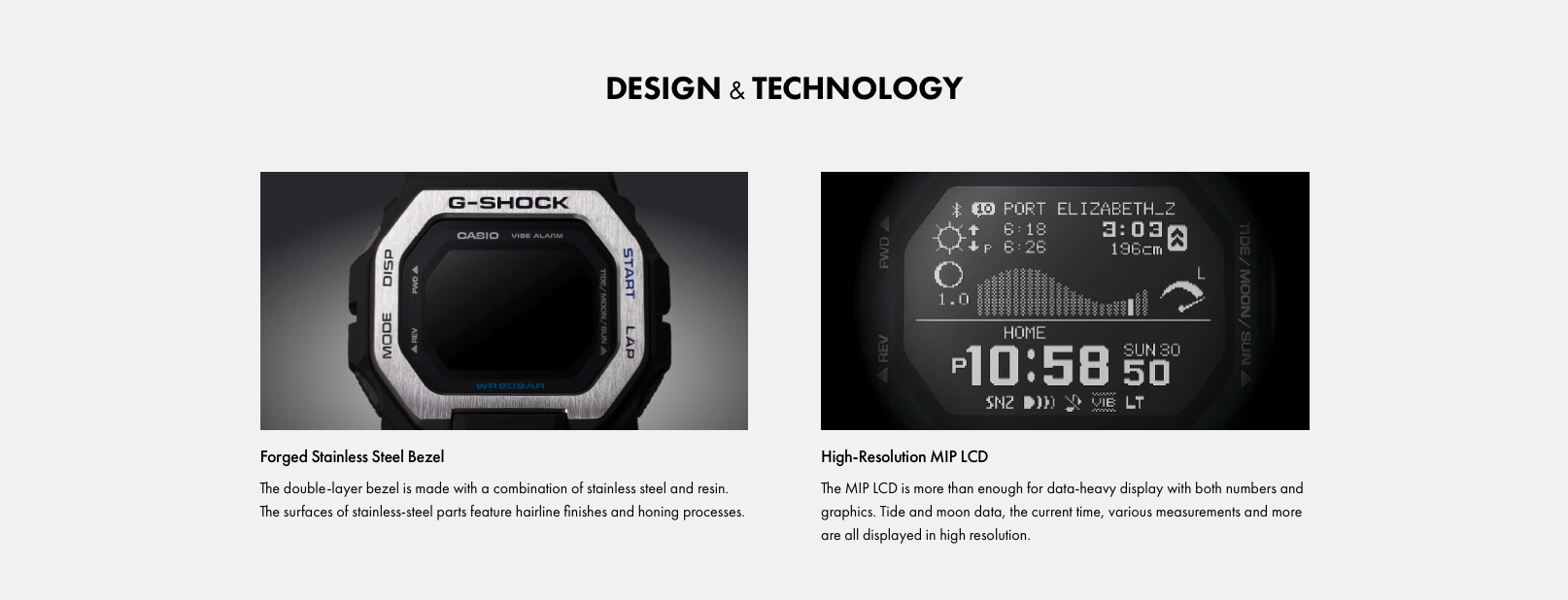 Product Spotlight The G Shock G Lide Gbx100 Series Tough Tech Surfline