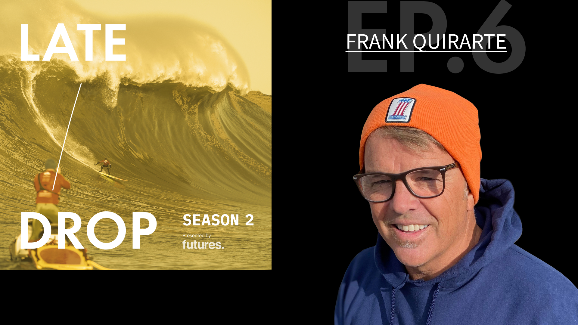 Late Drop -- The Big Wave Podcast #18: Jamie Mitchell Hosts Frank Quirarte - Vimarsana News