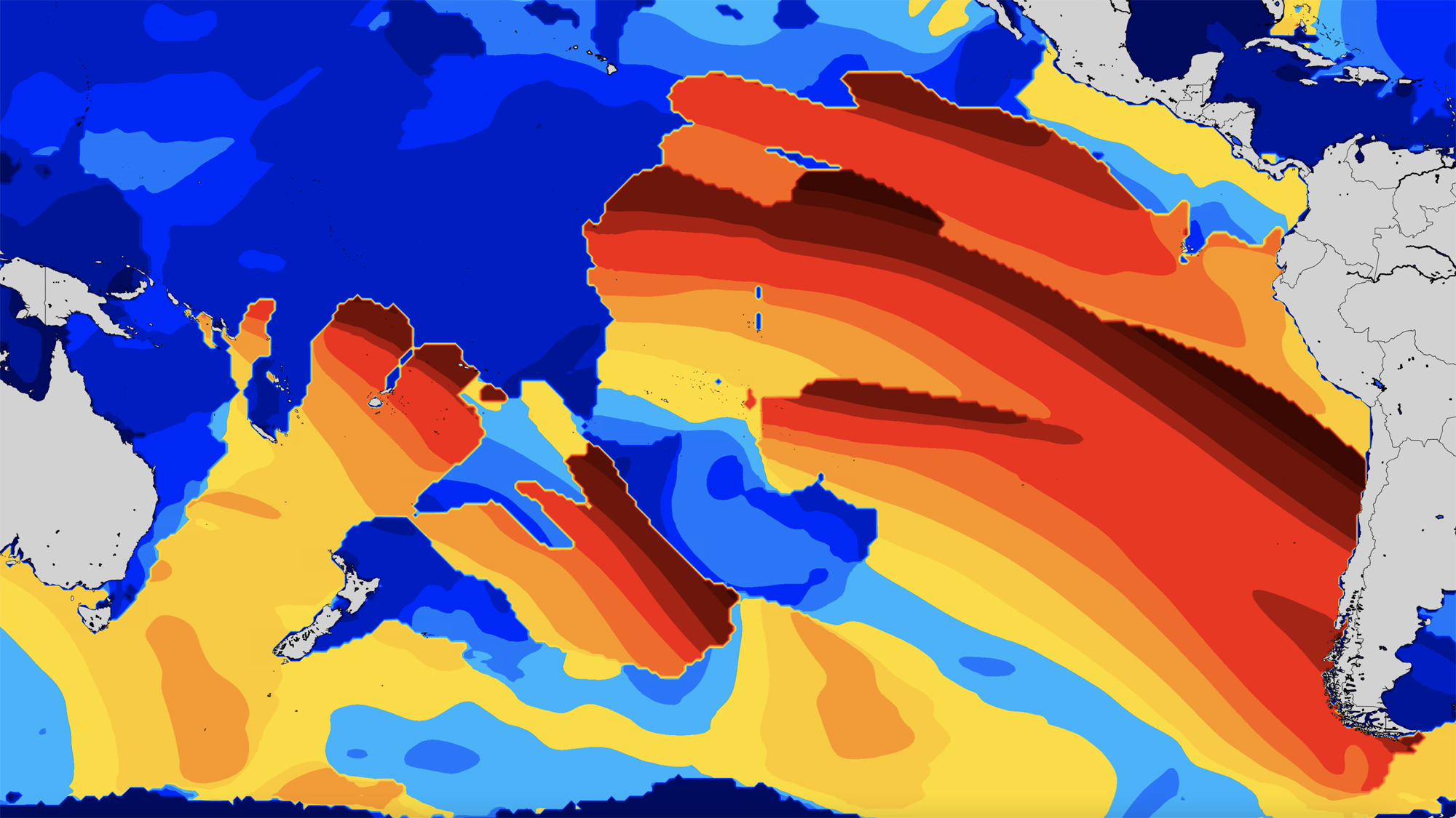South Pacific Sings Again: Solid Swell in Transit to the Americas