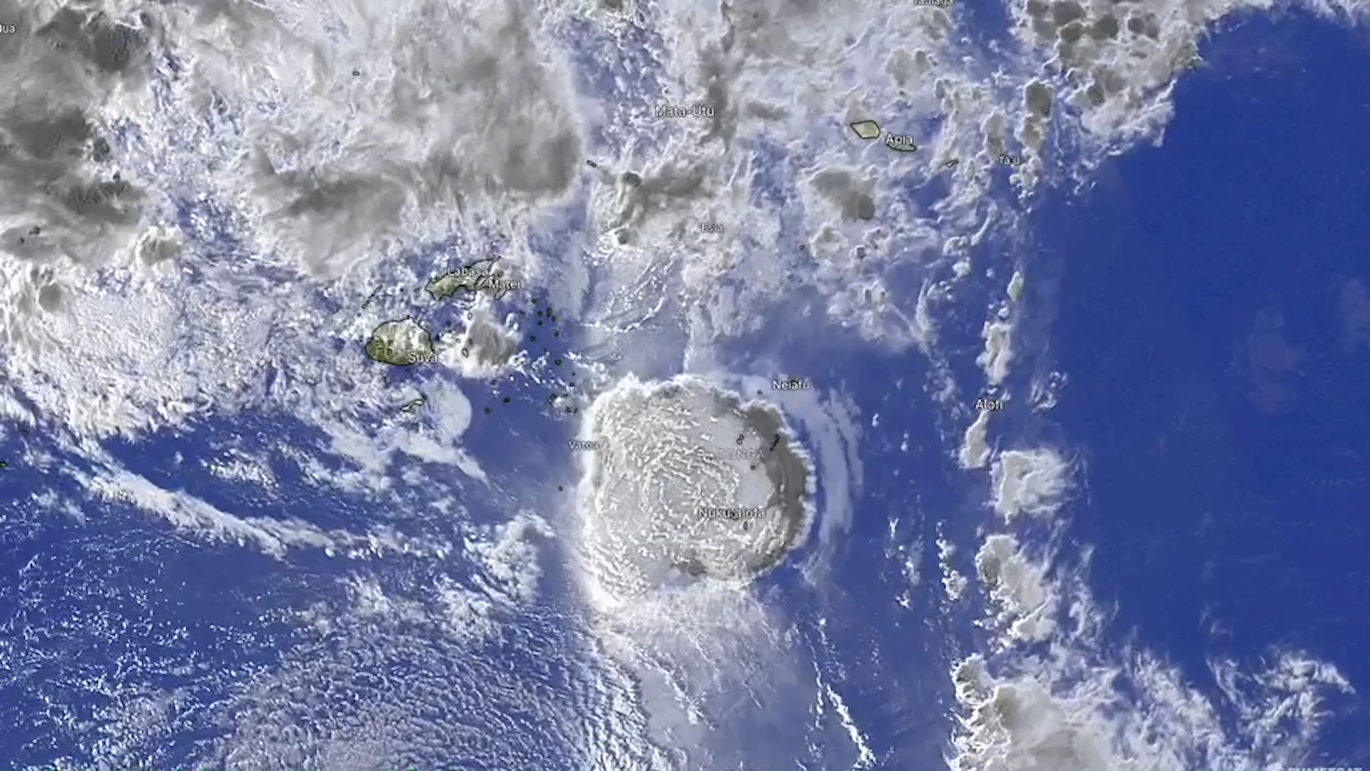 First Snapper, Then Pismo Cam ReWinds Of The Tongan Tsunami