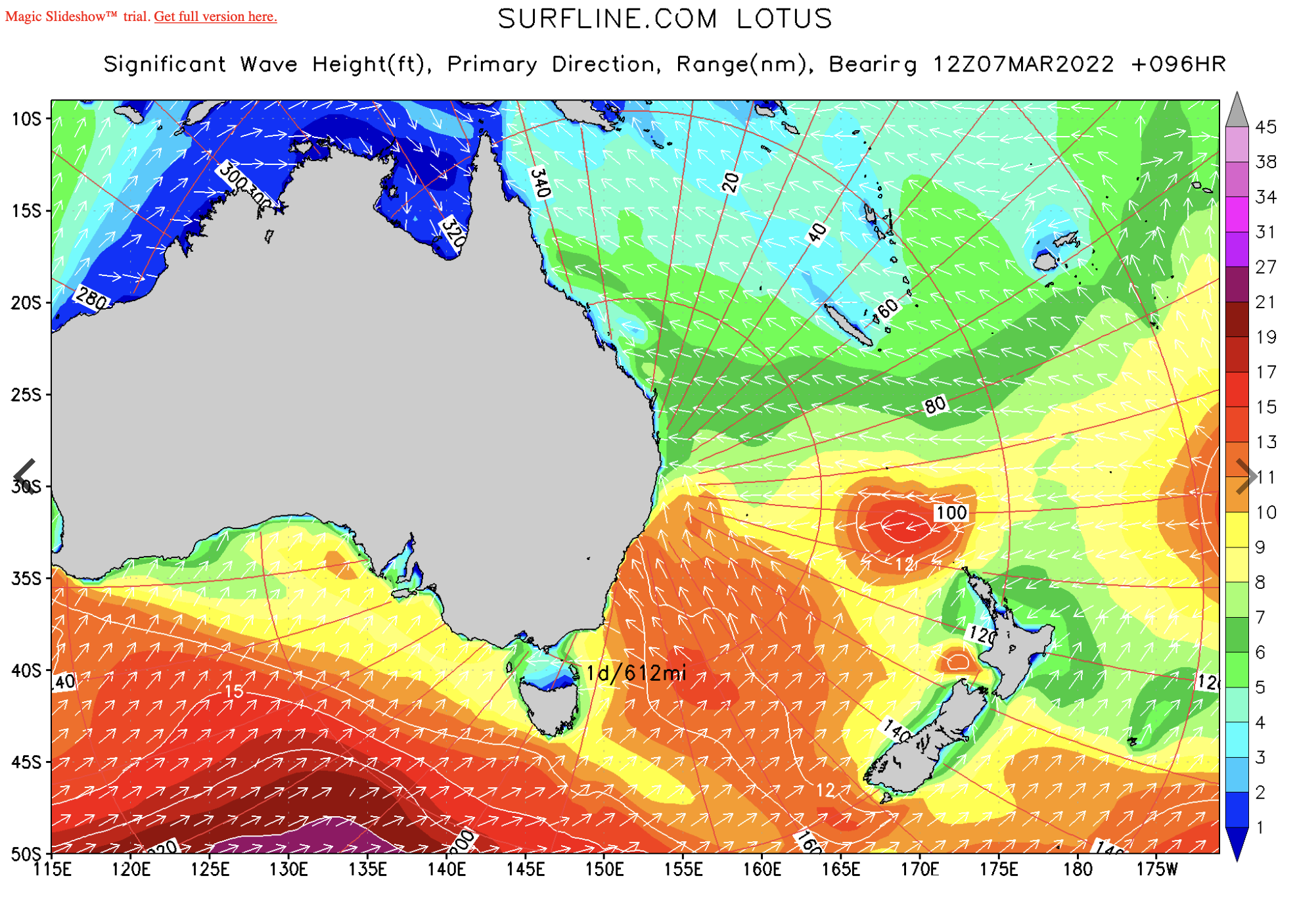 Swell Direction Map Outlook, Friday Update: Wind Improving In Central NSW, Heaps Of Swell ...