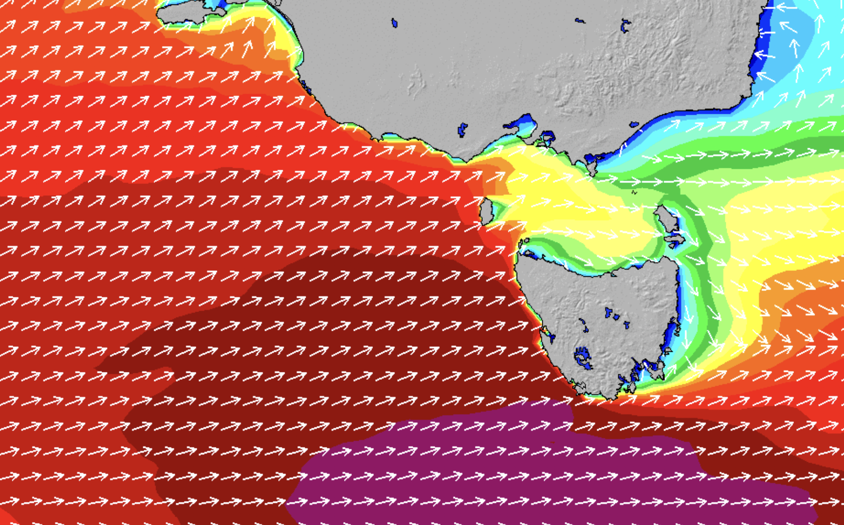 Swell Direction Map Incoming: Double-Up Weekend Swells For Vicco