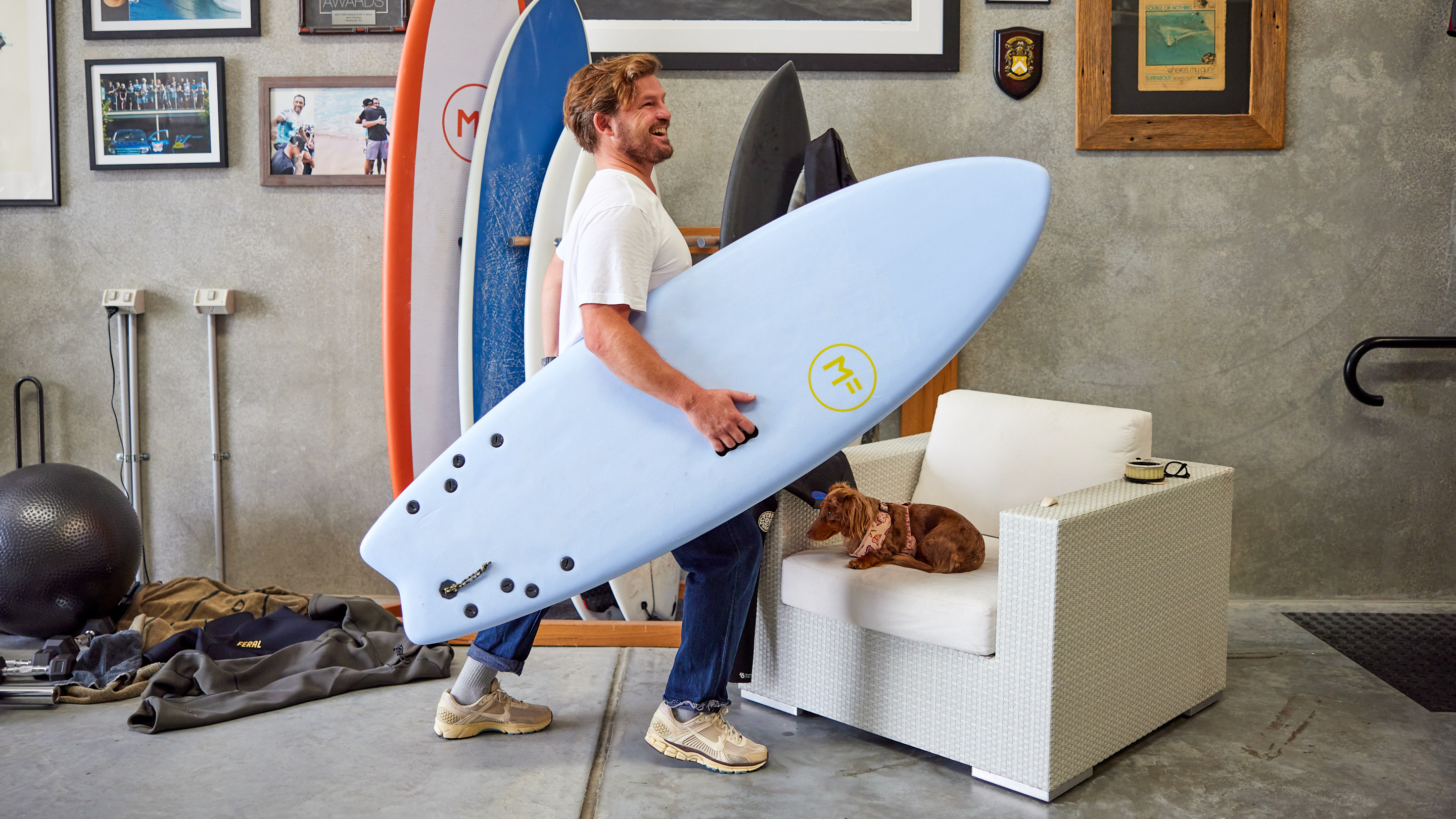 paars Springplank Sport Surfboard Review: MF Softboards Catfish Super Soft