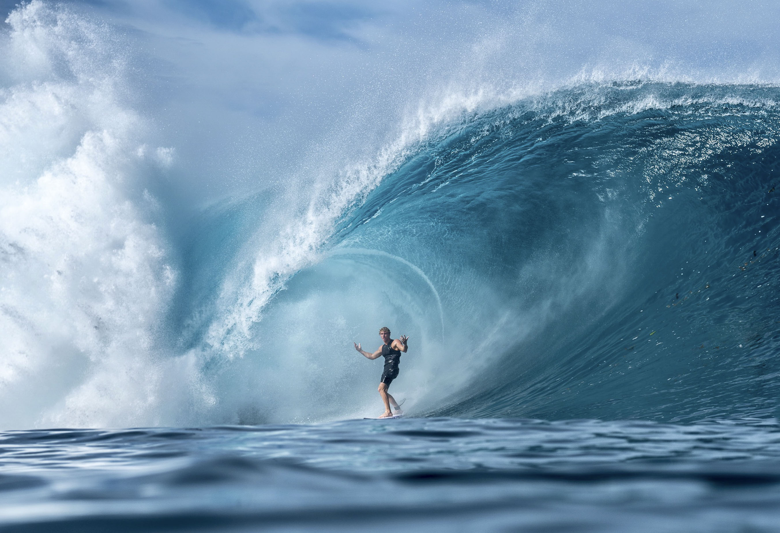 Surfers stoked by big swell