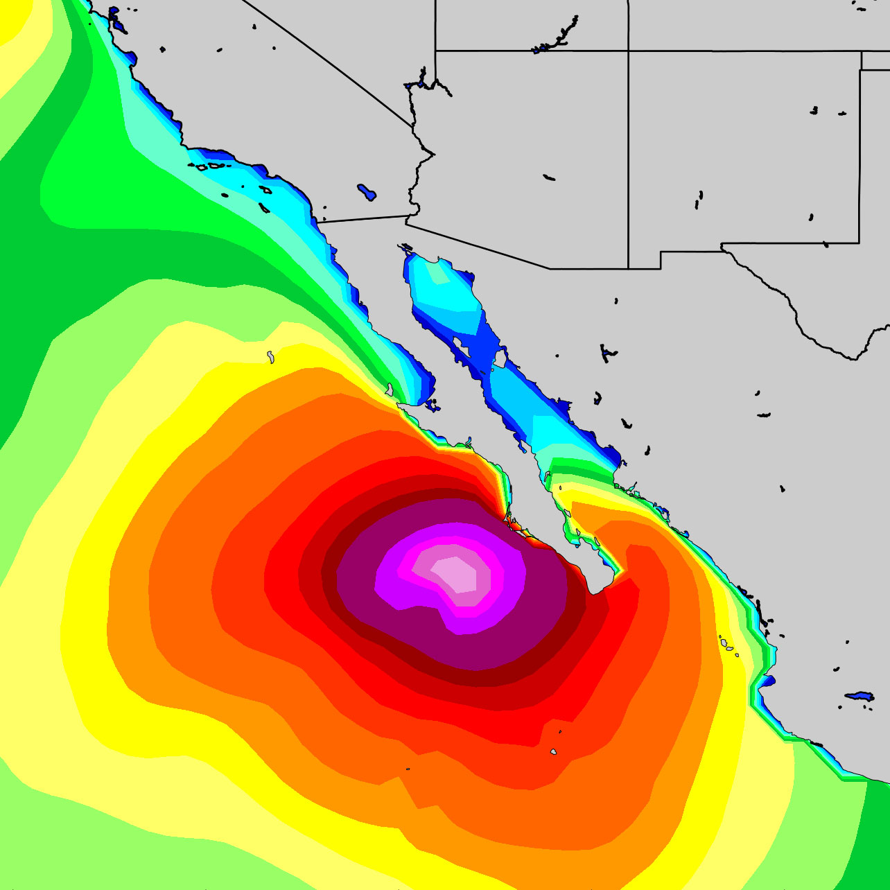 Hilary Approaching Swell Window To Send Large Surf To SoCal - Surfer  Forecast